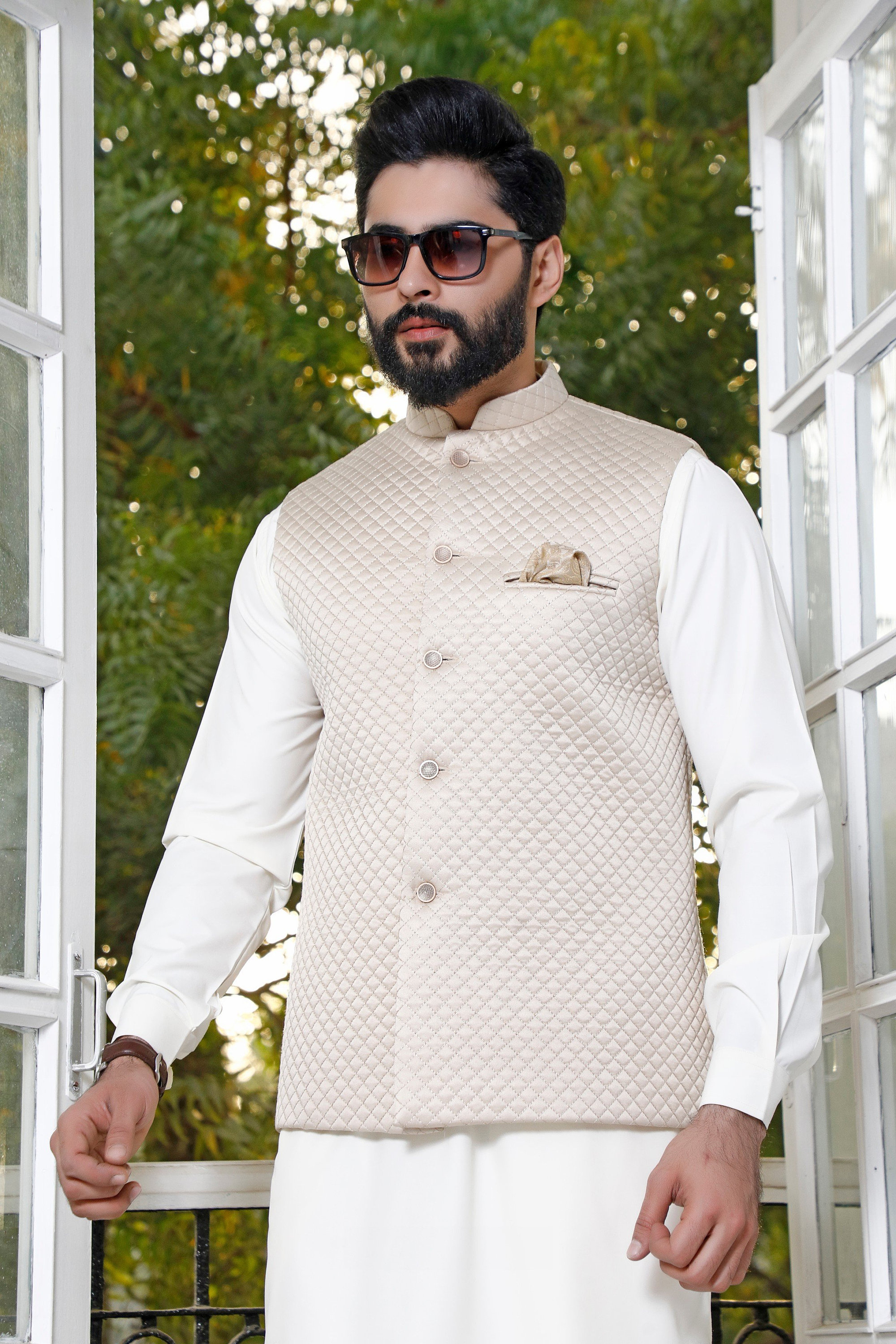 Hand Made Pakistani Indian Men's Formal Waistcoat on Etsy