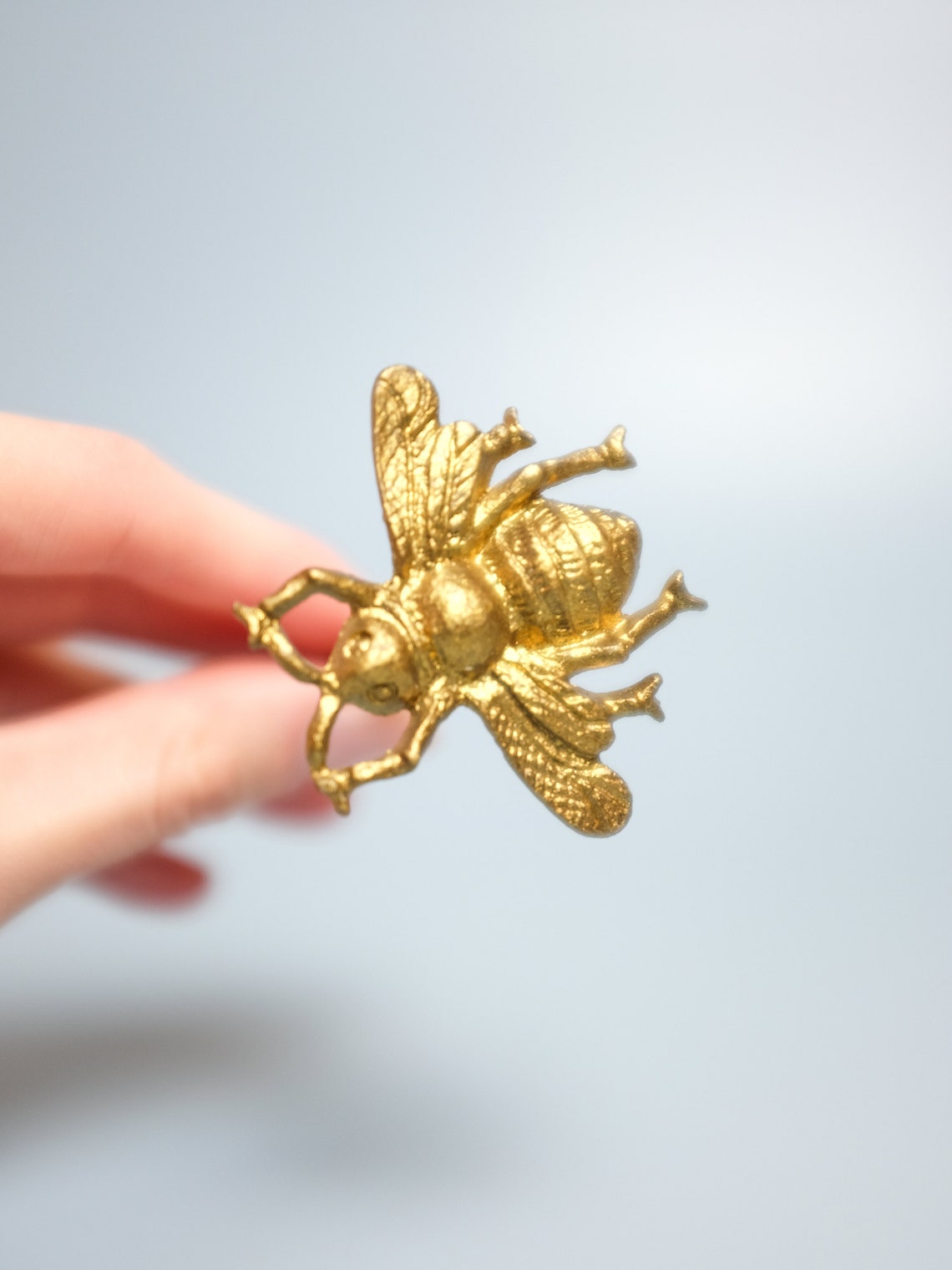 10 x Gold Bumble Bee Drawer Knobs Golden door knobs Brass Etsy