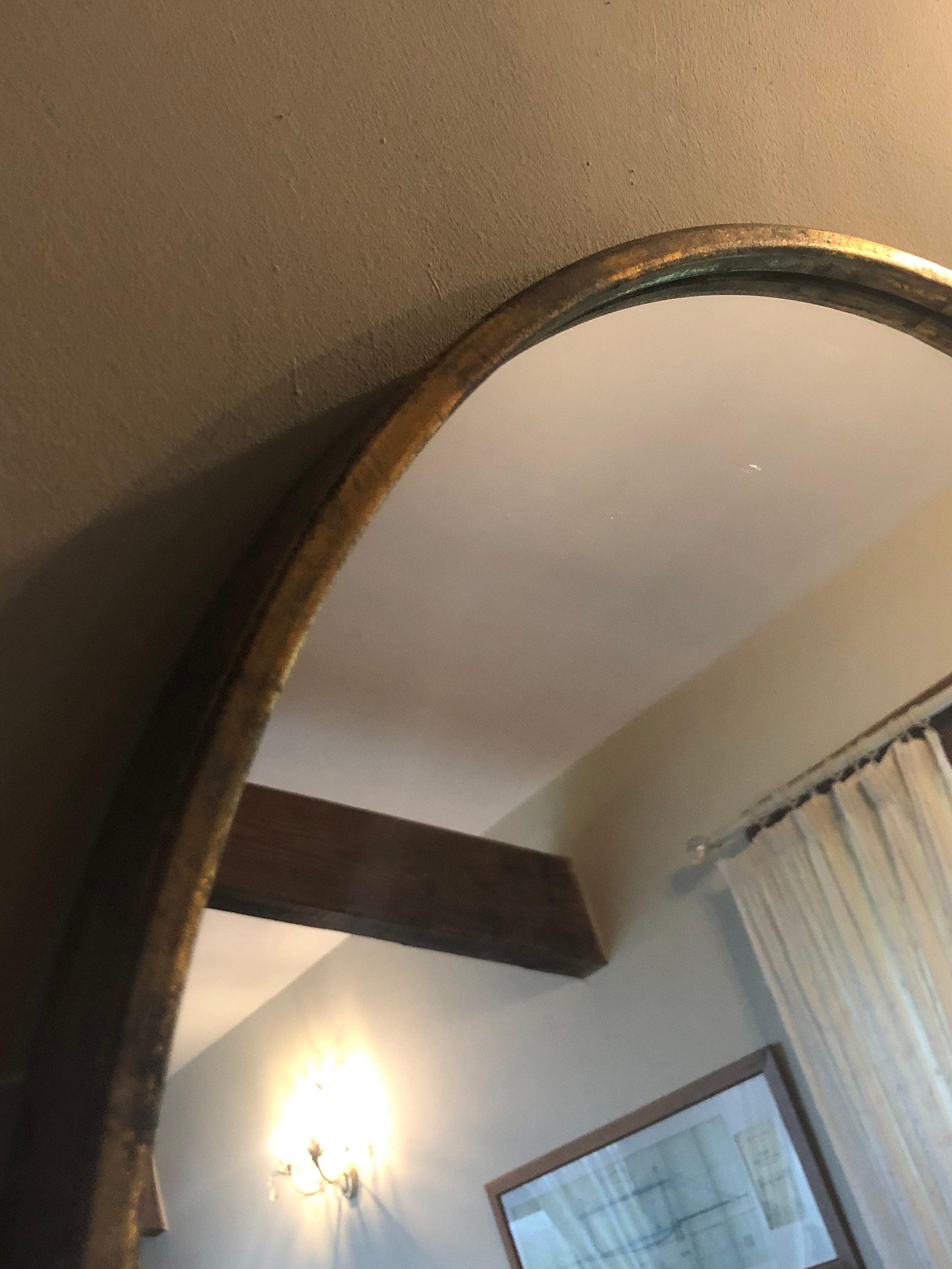 Antique Style Brass Round Mirror Vintage Style Mirror Etsy UK