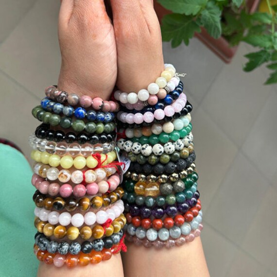 Healing Crystal Bracelet for Sugar Control and Diabetes With a 8mm AAA Genuine Gemstones on Strong Stretch Elastic Cord Etsy
