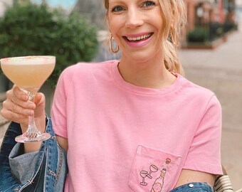 Embroidered Pocket Tee