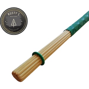 Bodhran Drum Beater 9&quot; Brush Tipper Drum Stick Hand Made.
