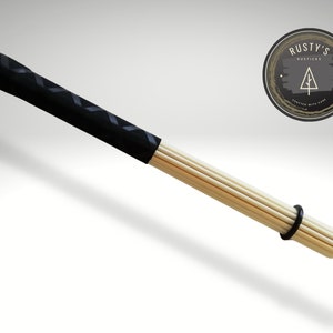 Bodhran Drum Beater 9&quot; Brush Tipper Drum Stick Hand Made.