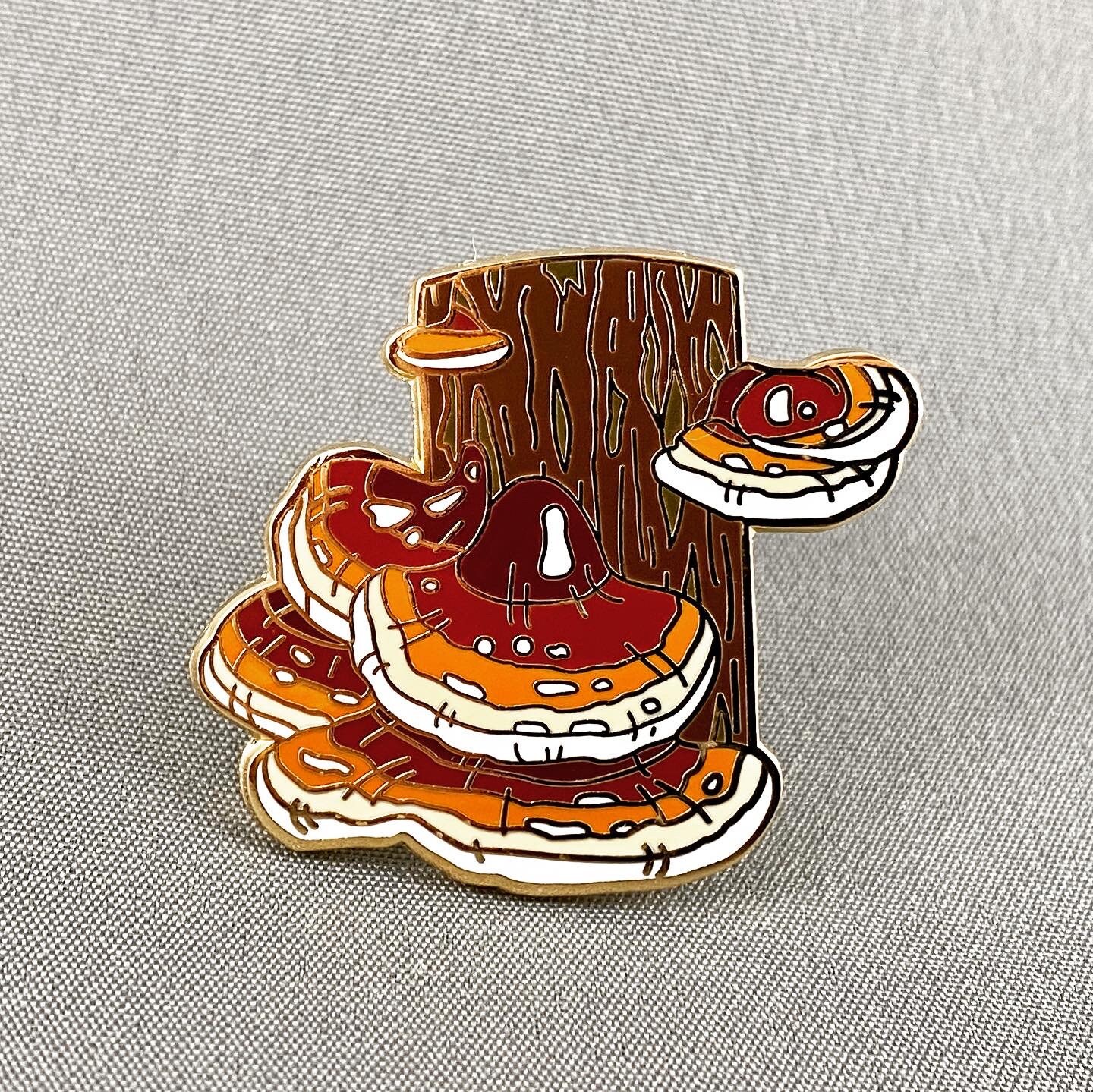 Reishi Mushroom Enamel PinReishi MushroomReishiMushroom Etsy