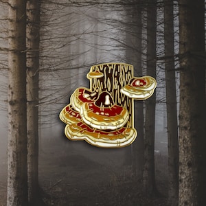 Reishi Mushroom Enamel Pin,Reishi Mushroom,Reishi,Mushroom Pin,Mushroom Lover Gifts,Mushroom Pins,Mushroom Enamel Pin,Fungi Pin,Mushrooms