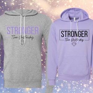 Stronger Than Yesterday CLW Fitness Sweatshirt, Hoodie