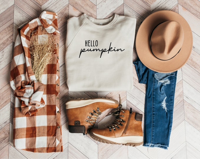 Hello Pumpkin Fall Sweatshirt