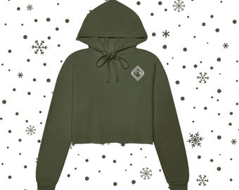 CLW Logo Crop Hoodie