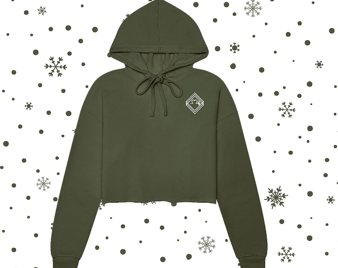 CLW Logo Crop Hoodie