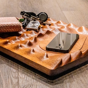 Key Valet Phone Charger Design for CNC Shapeoko XCarve DXF Fusion STL