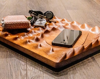 Key Valet Phone Charger Design for CNC Shapeoko XCarve DXF Fusion STL