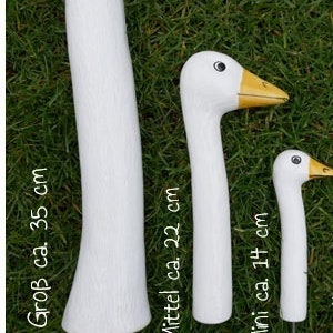 Garden stake ceramic goose large Frostproof Outdoor decoration Garden ornaments Garden decoration Garden ceramics Hand painted Ceramic goose image 7