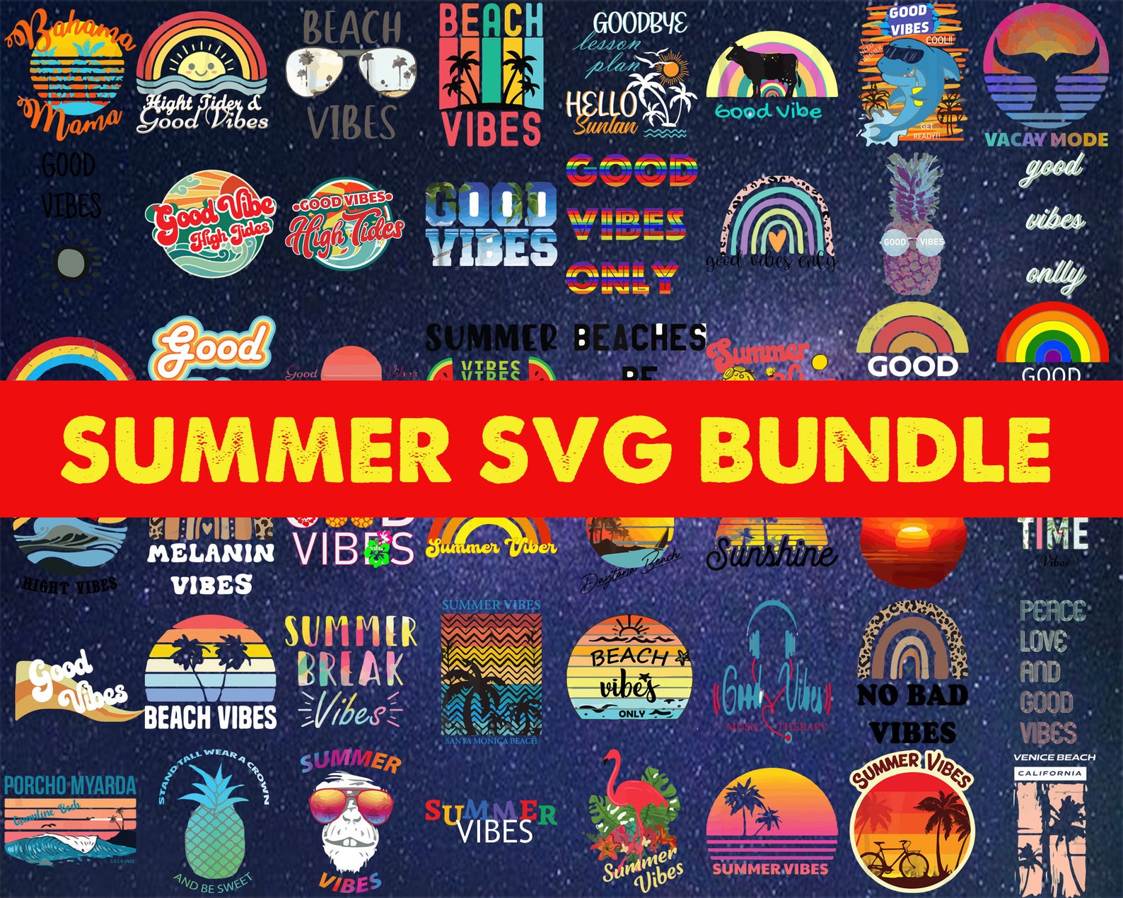 Download Summer SVG Bundle Summer Svg Beach Svg Summer Design for ...