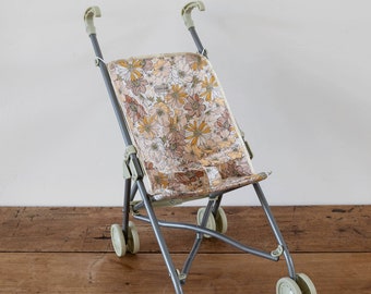 Groovy Floral Baby Doll Umbrella Stroller | Minikane Doll Stroller | Boutique High End Doll Furniture