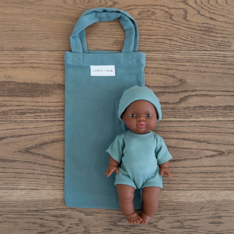 Zach Baby African Gordis Boy Doll - Caramel Eyes main image 1