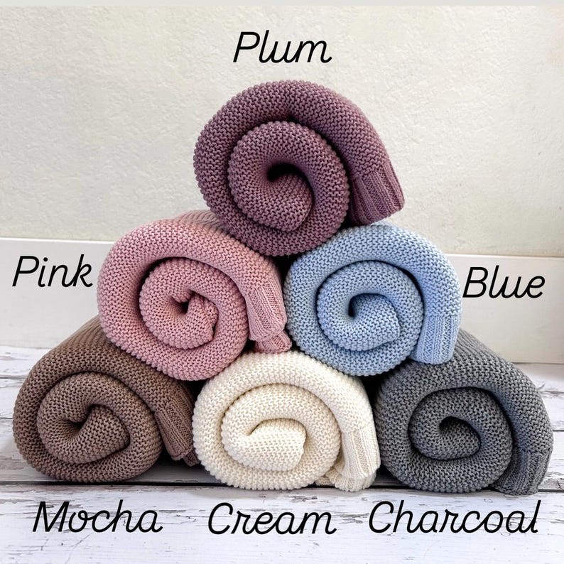 Personalized Baby Name Blanket – Custom Embroidered Baby Blanket – Baby Shower Gift image 8
