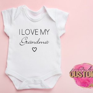 I love my grandma baby clothes uk new arrivals