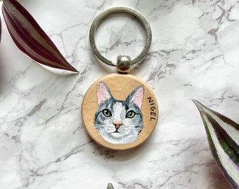 Hand Painted Pet Keychains