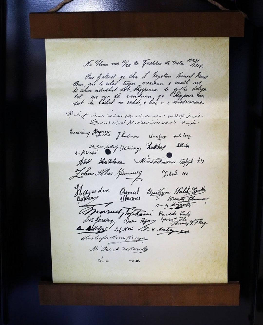 albanian declaration of independence