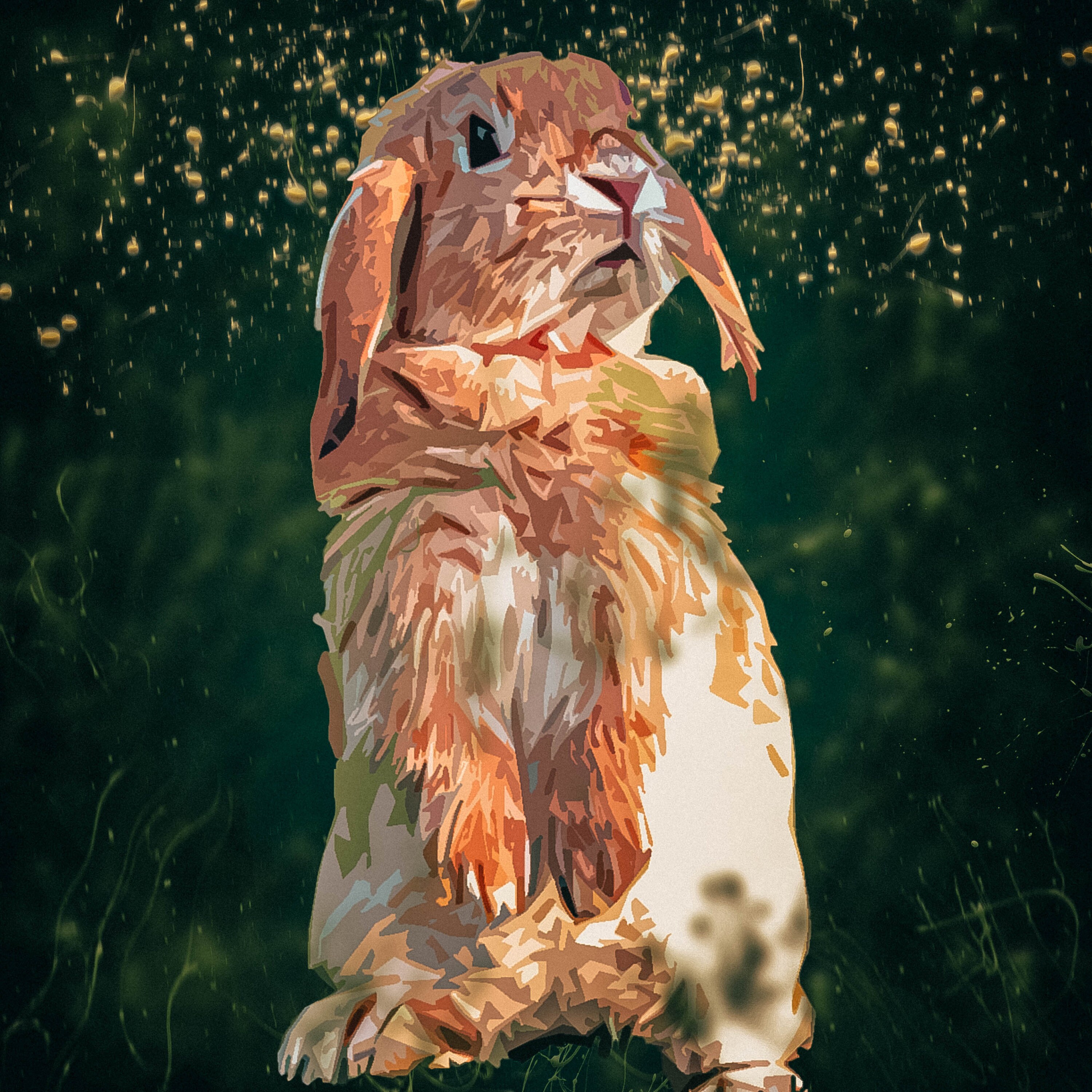 Custom animal artwork Digital animal art Digital animal Etsy