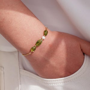 Pulseira de pérolas reais personalizada para presente de amizade de irmã e pedra de nascimento para sua melhor amiga Pulseira de pedras preciosas para madrinha de casamento