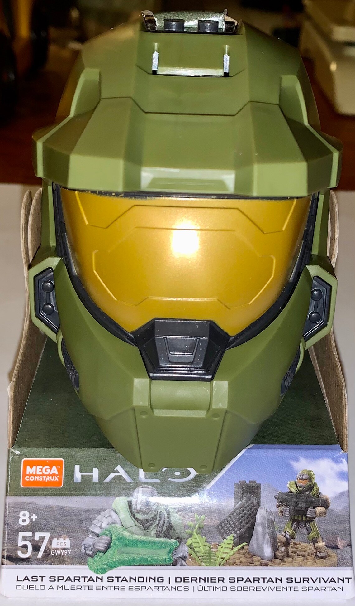 Mega Construx Halo GREEN Skull Helmet Last Spartan Standing Etsy