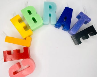 Birthday Name Candle Etsy Birthday Name Candle Etsy
