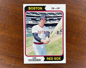 1974 Carl Yastrzemski No. 280, Topps Baseball, Boston Red Sox