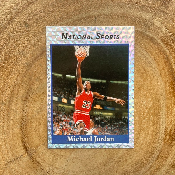 Michael Jordan Hologram Card Etsy