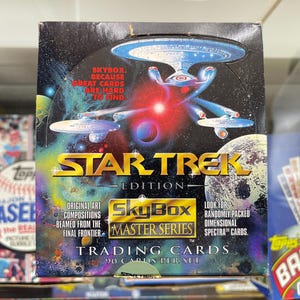 1993 Star Trek Trading Cards, Skybox Master Series, Trading Cards, 36 Packs