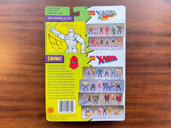 1994 X-men, Marvel, Senyaka, X-force, Action Figure, in Sealed