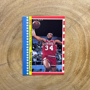 1987 Fleer Basketball Sticker, Charles Barkley # 6 of 11