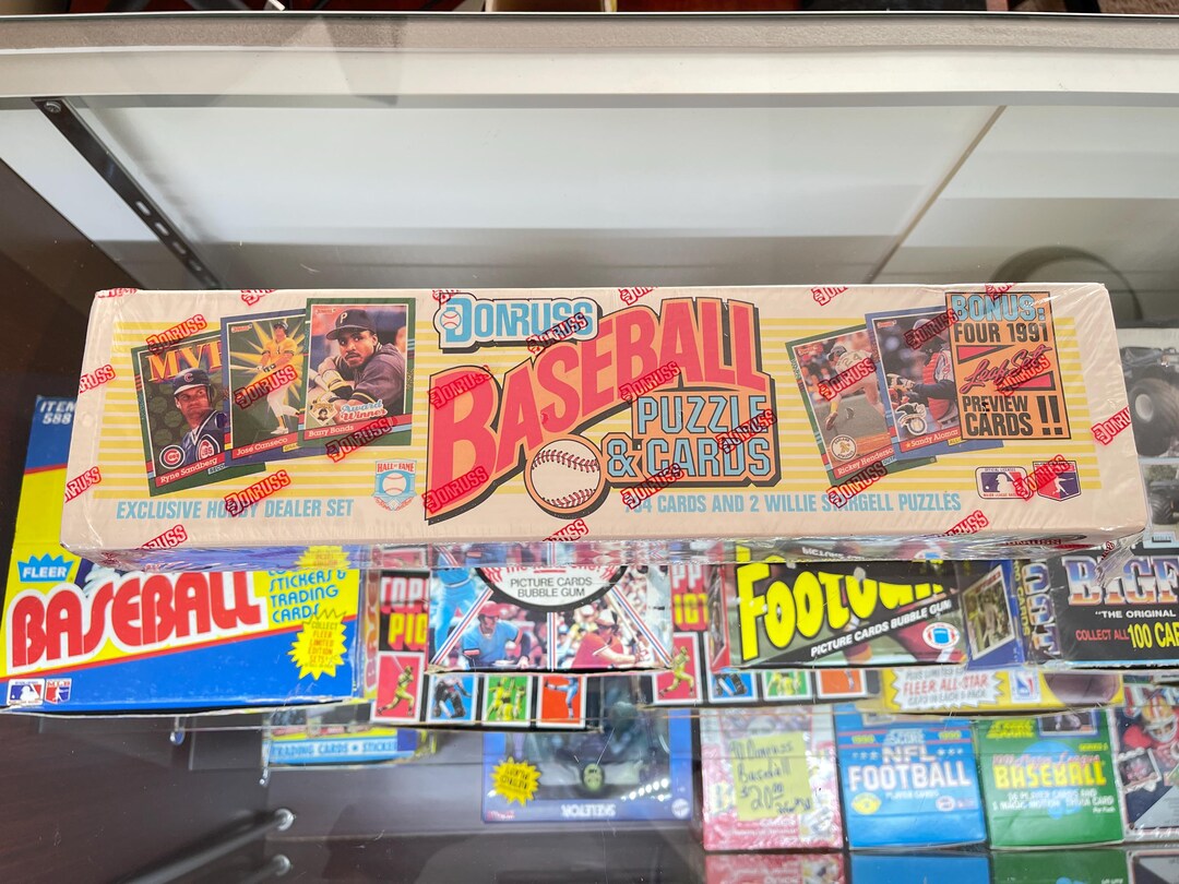 Factory Sealed 1991 Donruss Baseball Complete Set – 784 Cards + 2