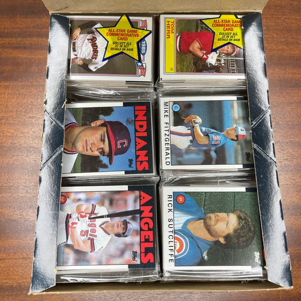 1986 Topps Baseball Rack Pack - Unopened, (1) Pack