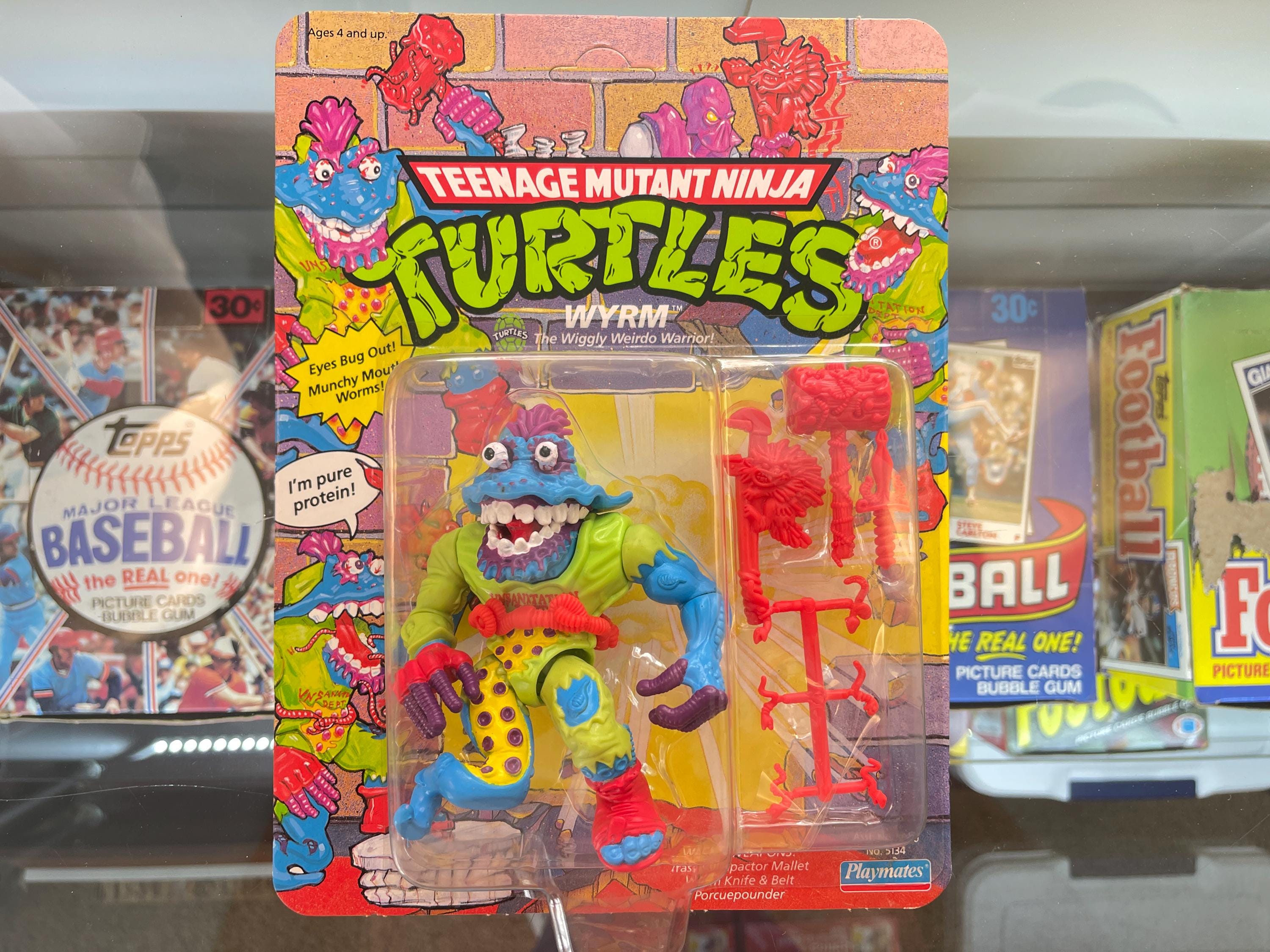 1991 Teenage Mutant Ninja Turtles, Wyrm, Playmates, Sealed in