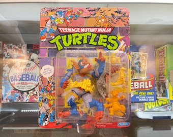 1990 Teenage Mutant Ninja Turtles, Wingnut & Screwloose, Playmates, Sealed In Original Package, Unpunched!