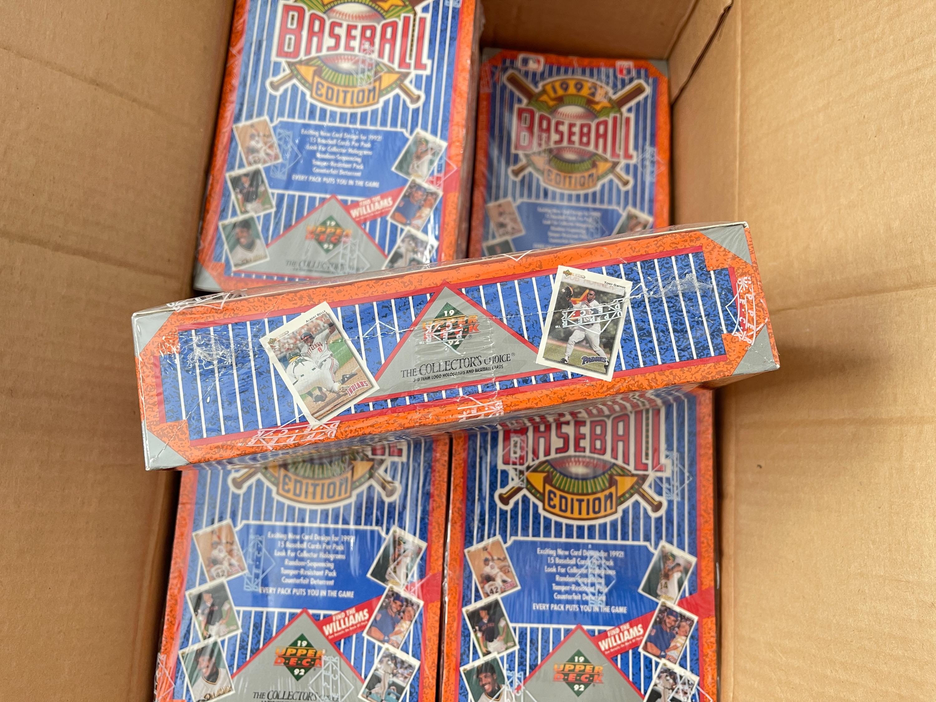 1992 Upper Deck Baseball Hobby Box – Factory Sealed – 36 Packs - Etsy