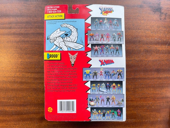 1993 X-men, Marvel, Brood, X-force, Action Figure, in Sealed