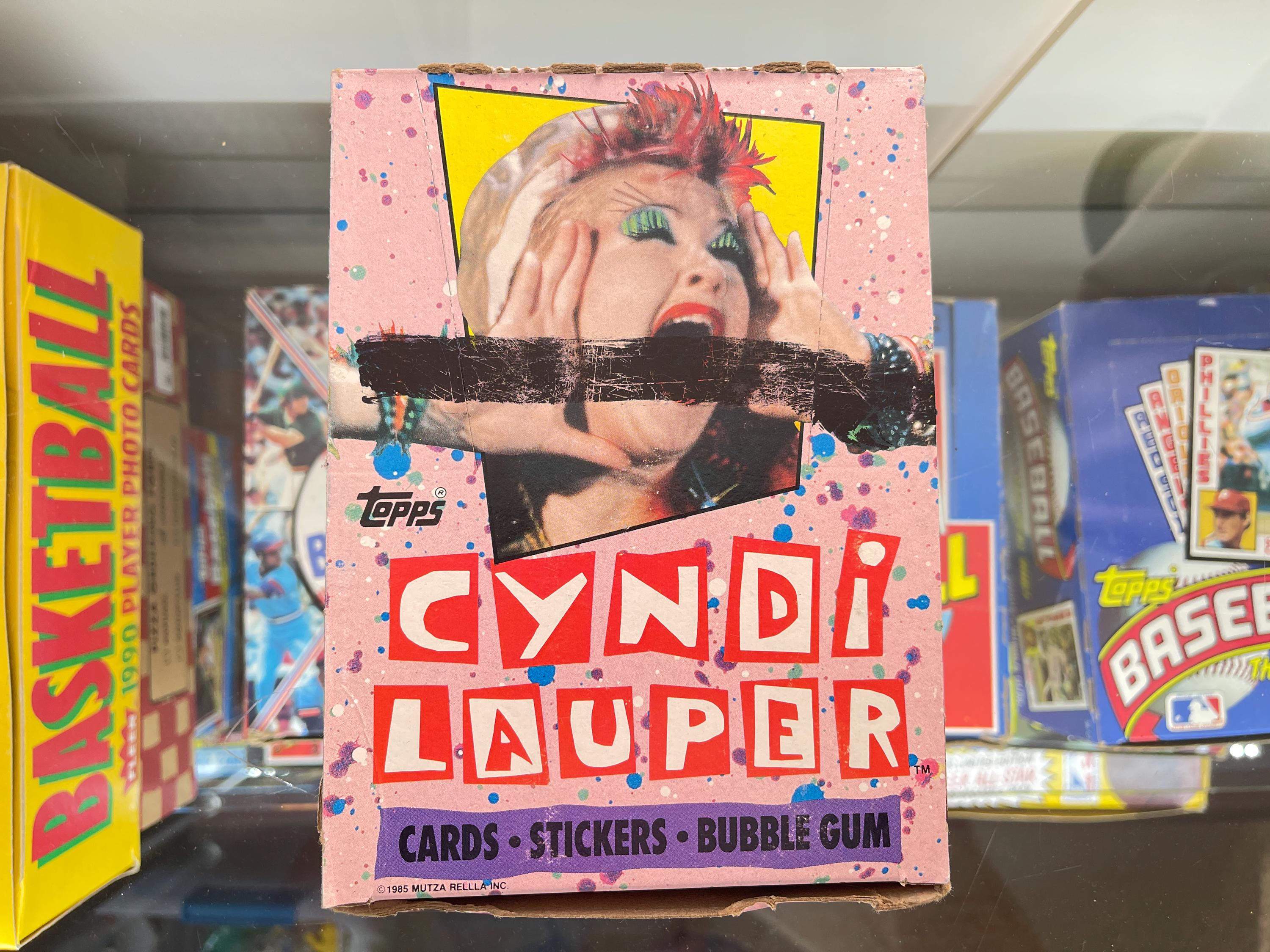 1985 Topps, Cyndi Lauper Wax Packs, Lot of (4) Packs, Unopened