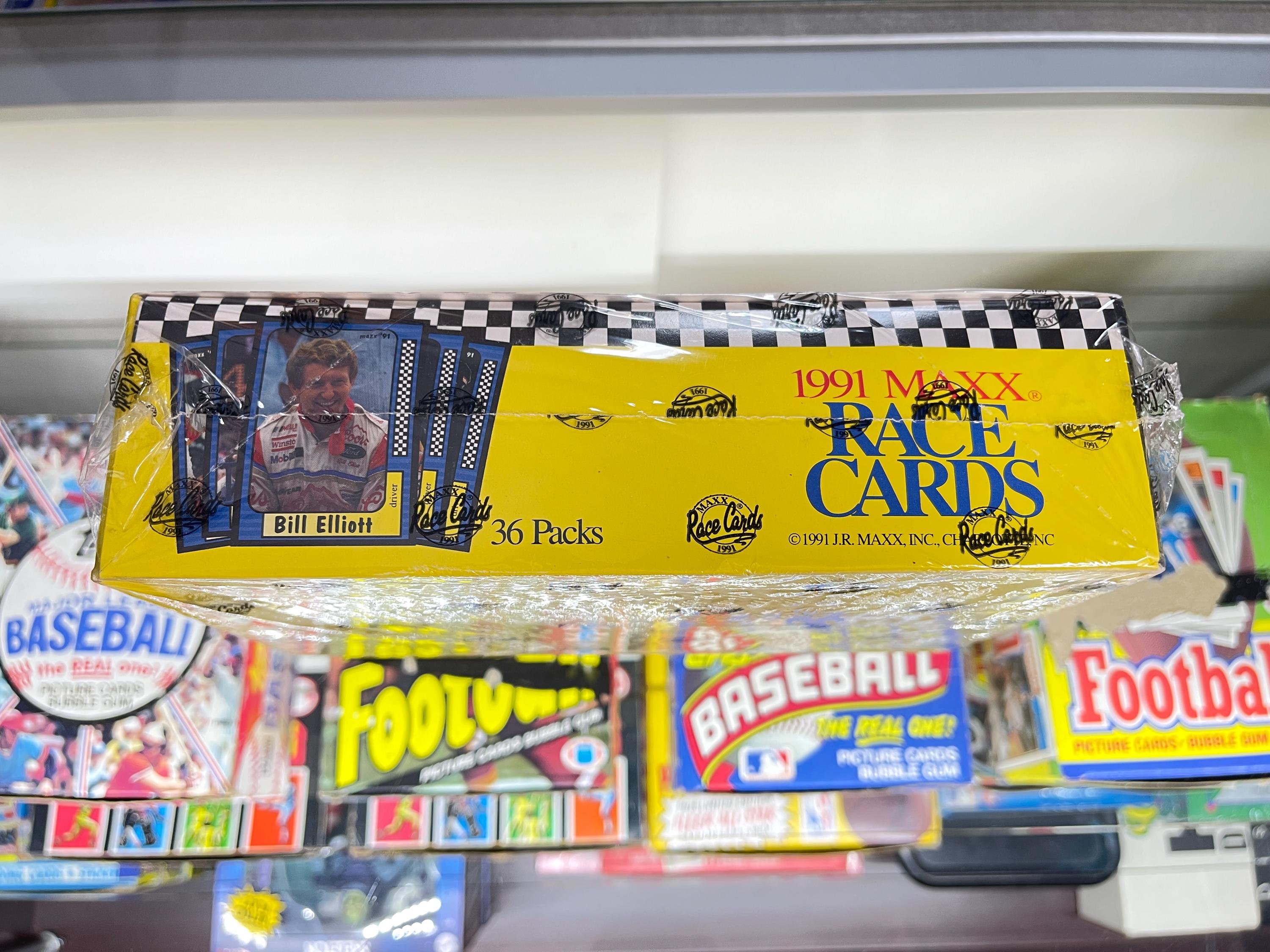 1991 Maxx Race Cards NASCAR Factory Sealed Box – 36 Packs 
