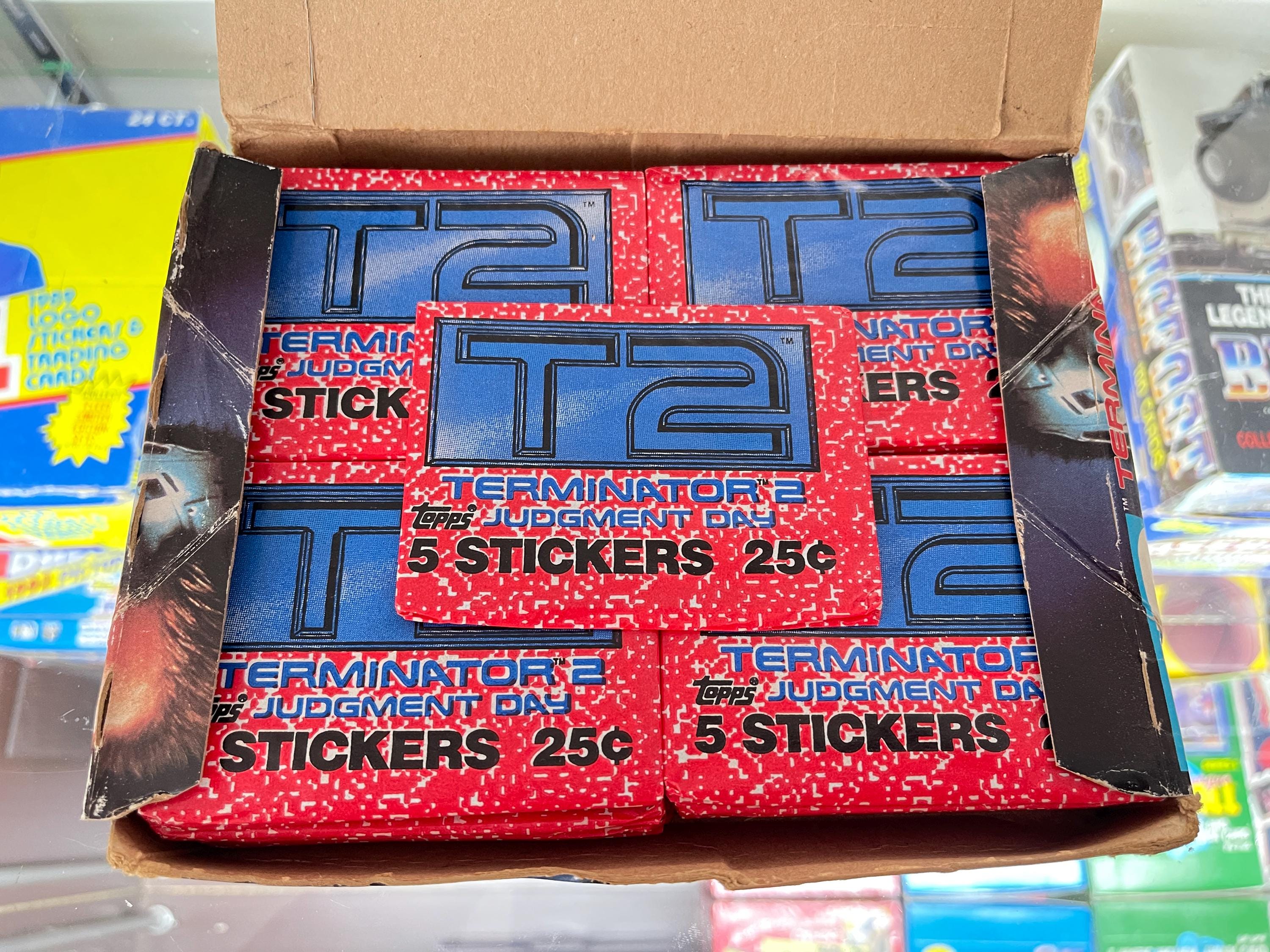 1991 Topps Terminator 2 (T2) Sticker Packs – Lot of 4 Unopened Packs - Etsy