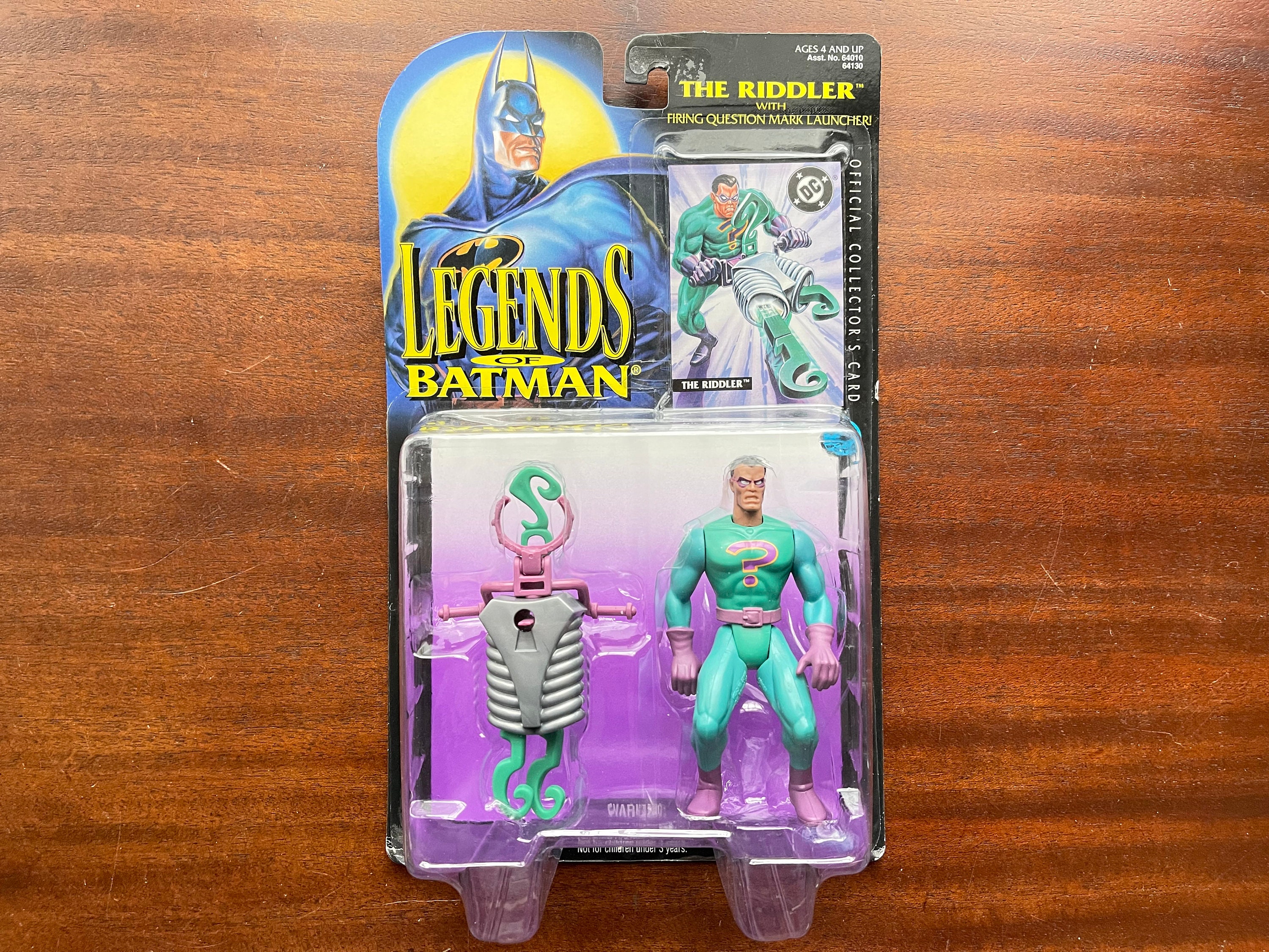 Kenner Riddler 1995 Legends of Batman, the Riddler, Kenner, Action Figure, in Sealed ...