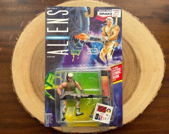 Vintage 1992 Aliens, Kenner, Drake, Action Figure, In Sealed Package, Face Hugger