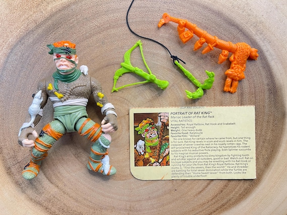 1989 Teenage Mutant Ninja Turtles, Rat King, Playmates, Mirage