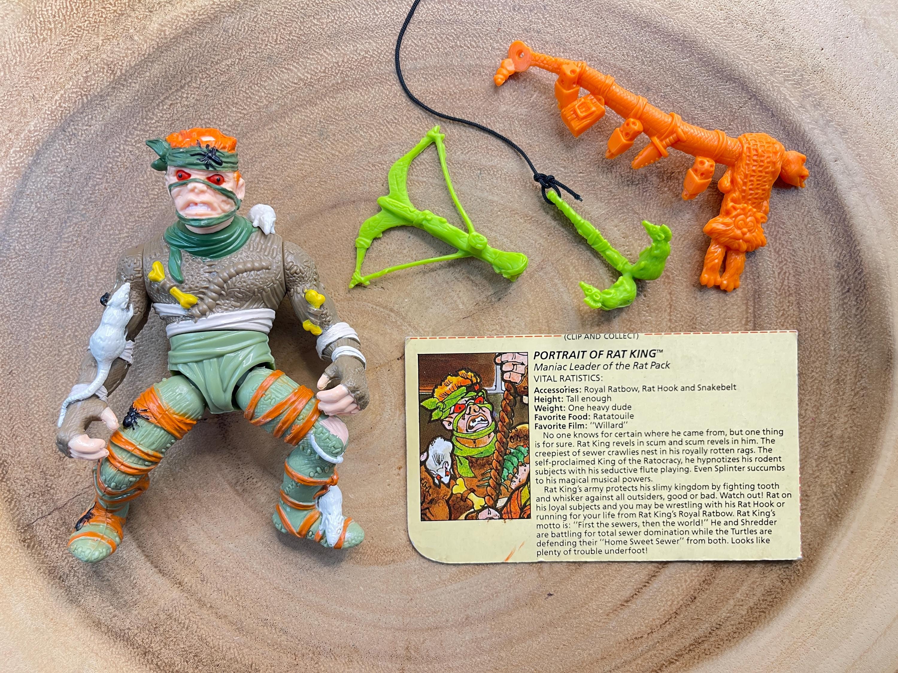 1989 Teenage Mutant Ninja Turtles, Rat King, Playmates, Mirage
