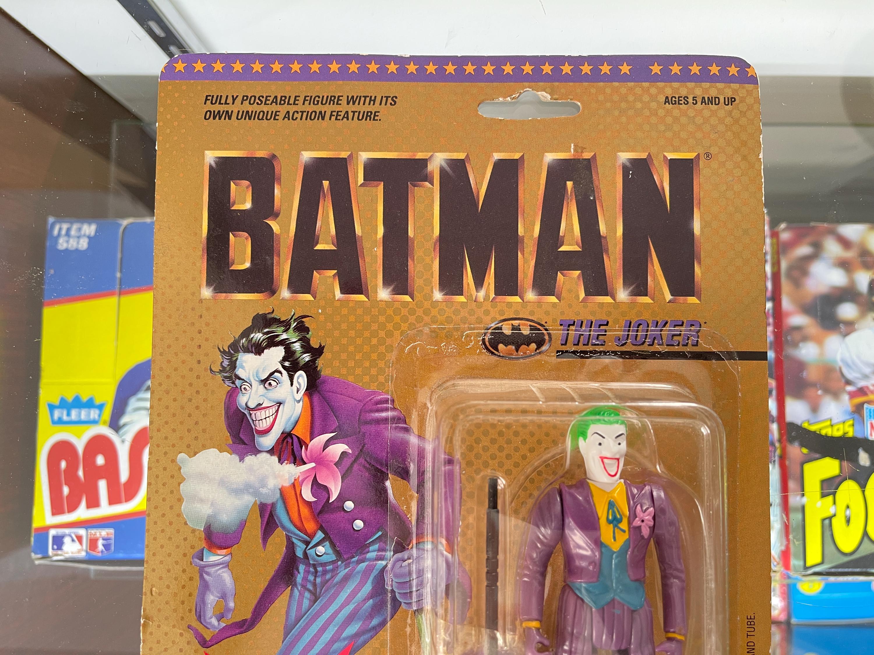 1989 Batman, the Joker, Toybiz, in Original Package, NIP, MOC, Yea