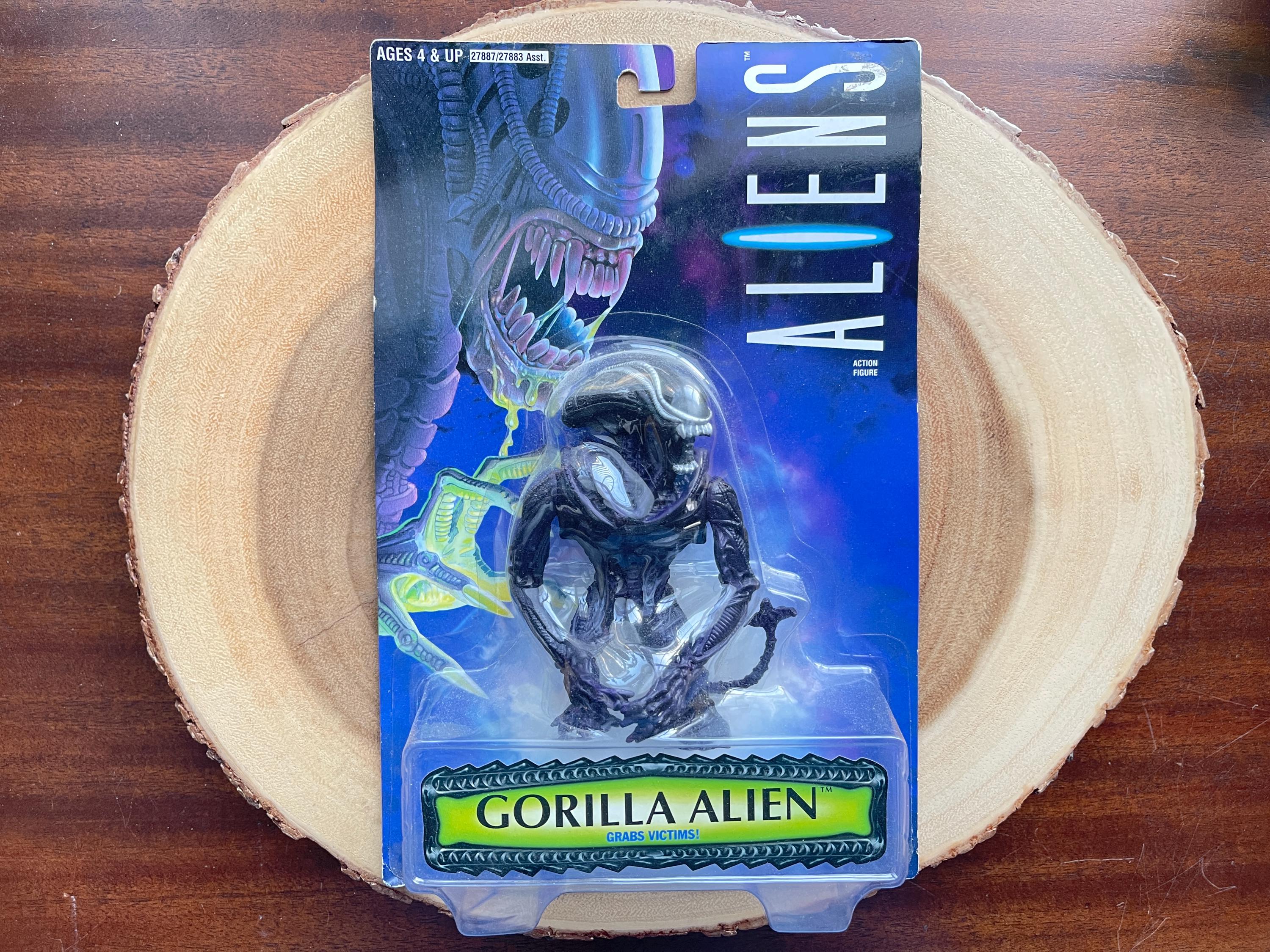 Vintage 1996 Aliens, Kenner, Gorilla Alien, Action Figure, in
