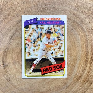 1980 Topps, Carl Yastrzemski #720, Topps Baseball, Red Sox