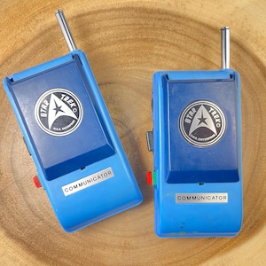 1974 Star Trek Communicators, Lot of (2), Mego, For Parts or Repair