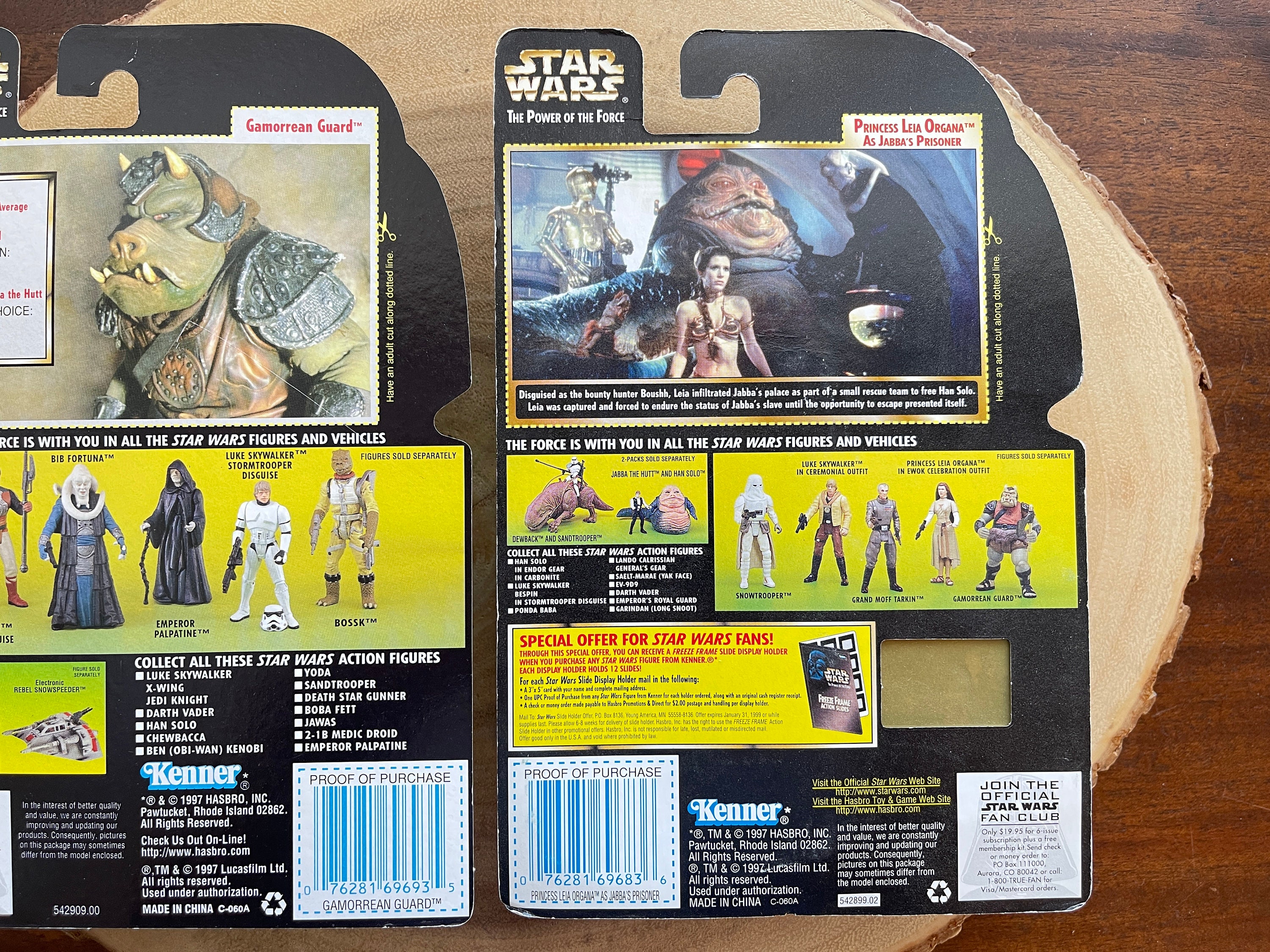 1997 Star Wars, Gamorrean Guard & Princess Leia Organa, Kenner